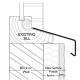 Custom Cut Oversill and Window Sill Flashing (with full end caps-pair) width from 30mm to 200mm - length up to 2.5m