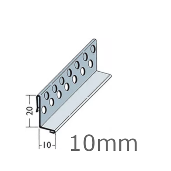 10mm Aluminium Base Track Clips (pack of 15). - 2.5m length