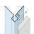 Aluminium Facade Corner Profile Without Covered Cutting Edges - Profile 9080 - length of 2.5m - pack of 10