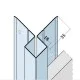 Aluminium Facade Corner Profile Without Covered Cutting Edges - Profile 9402 - length of 2.5m - pack of 10 Aluminium Facade Corner Profile Without Covered Cutting Edges - Profile 9402 - length of 2.5m - pack of 10