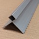 Aluminium Facade Corner Profile Without Covered Cutting Edges - Profile 9443 Anodised Finish - length of 3m - pack of 10