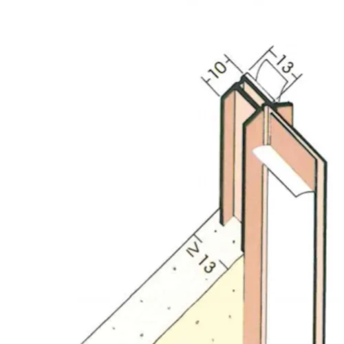 13mm PVC Window Frameseal Beads (pack of 40). Profile 3727