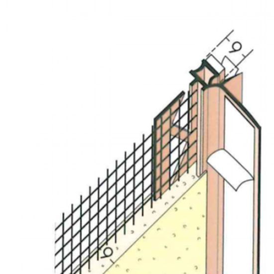 9mm Mesh Wing PVC Window Frameseal Beads (pack of 50). Profile 38909