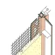 9mm Mesh Wing PVC Window Frameseal Beads (pack of 50). Profile 38909 9mm Mesh Wing PVC Window Frameseal Beads (pack of 50). Profile 38909