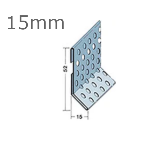 15mm Stainless Steel Full System Horizontal Joint Clip - length 2.5m (pack of 10).