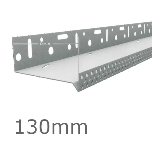 130mm Aluminium Vented Base Track - for steel construction. 130mm Aluminium Vented Base Track - for steel construction.
