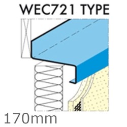 170mm Eaves Flashing, Osill and Window Sill Extensions (with full end caps-pair) - 2.5m Length. 170mm Eaves Flashing, Osill and Window Sill Extensions (with full end caps-pair) - 2.5m Length.