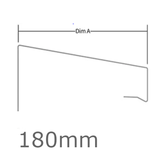 180mm WEC 771 Verge Trim Profile - 2.5m length
