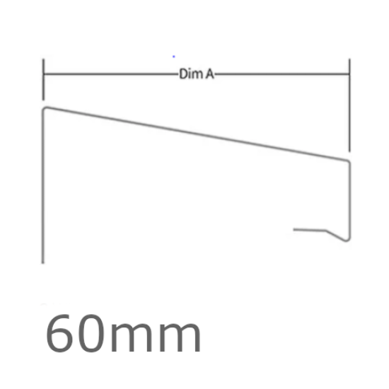 60mm WEC 771 Verge Trim Profile - 2.5m length