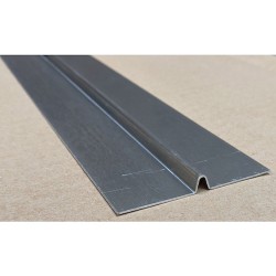 62mm x 6mm x 6mm Aluminium Mill Finish Bird Beak Facade Joint Profile -  length of 2.5m - pack of 20 62mm x 6mm x 6mm Aluminium Mill Finish Bird Beak Facade Joint Profile -  length of 2.5m - pack of 20