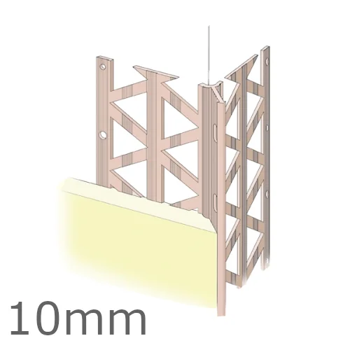 10mm PVC Render Only Corner Bead (pack of 25). 10mm PVC Render Only Corner Bead (pack of 25).