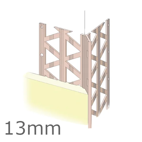 13mm PVC Render Only Corner Bead (pack of 25). 13mm PVC Render Only Corner Bead (pack of 25).