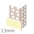 13mm PVC Render Only Corner Bead (pack of 25).