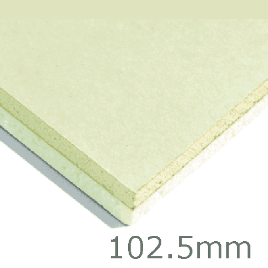102.5mm Xtratherm XT/TL Thermal Liner Dot and Dab (90mm PIR Insulation bonded to 12.5mm Plasterboard)