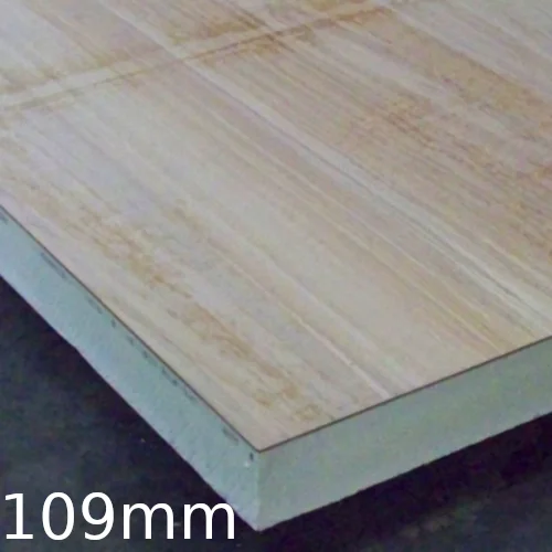 109mm Plydeck Xtratherm (PIR with OSB Board) - 100mm PIR and 9mm OSB Board 109mm Plydeck Xtratherm (PIR with OSB Board) - 100mm PIR and 9mm OSB Board