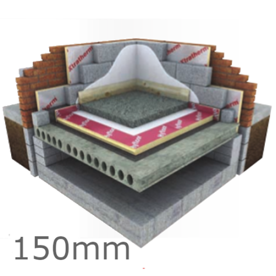 150mm Xtratherm Thin-R Hyfloor XT/HYF Under Floor PIR Insulation Board - Pack of 2