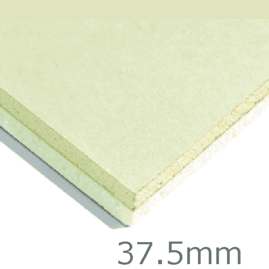 37.5mm Unilin Thin-R Thermal Liner XT/TL-MF - Mech Fix (25mm PIR Insulation bonded to 12.5mm Plasterboard)