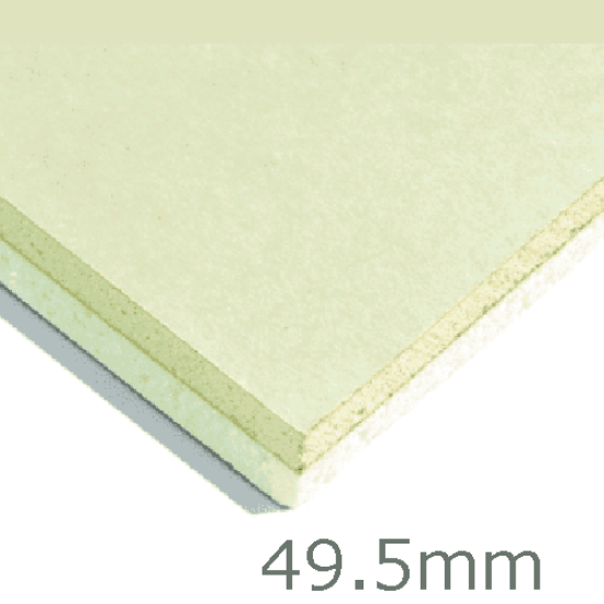 49.5mm Xtratherm XT/TL Thermal Liner Dot and Dab (40mm PIR Insulation bonded to 9.5mm Plasterboard)