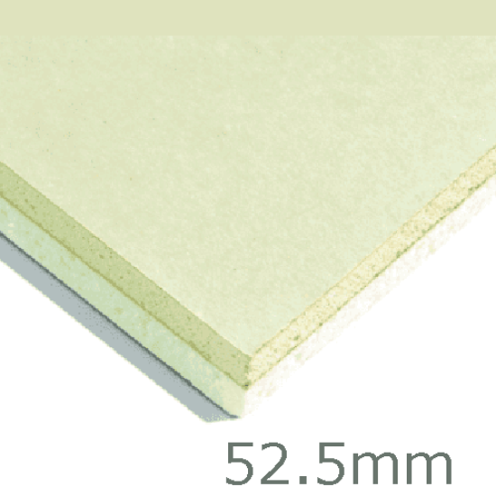 52.5mm Xtratherm XT/TL Thermal Liner Dot and Dab (40mm PIR Insulation bonded to 12.5mm Plasterboard)