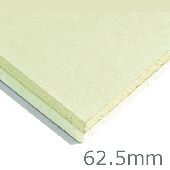 62.5mm Xtratherm XT/TL Thermal Liner Dot and Dab (50mm PIR Insulation bonded to 12.5mm Plasterboard)