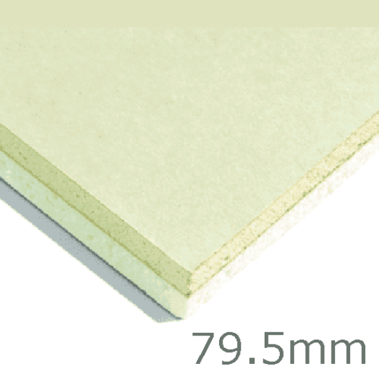 79.5mm Xtratherm XT/TL Thermal Liner Dot and Dab (70mm PIR Insulation bonded to 9.5mm Plasterboard)