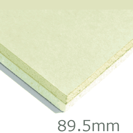 89.5mm Xtratherm XT/TL Thermal Liner Dot and Dab (80mm PIR Insulation bonded to 9.5mm Plasterboard)