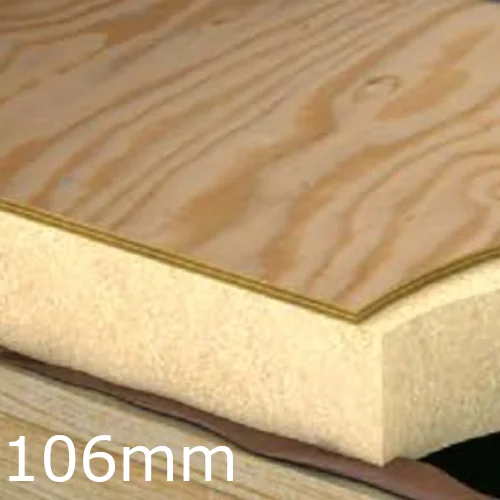 106mm Xtratherm FR/TP Thermal Ply Flat Roof Board - 100mm PIR and 6mm Plywood Board 106mm Xtratherm FR/TP Thermal Ply Flat Roof Board - 100mm PIR and 6mm Plywood Board