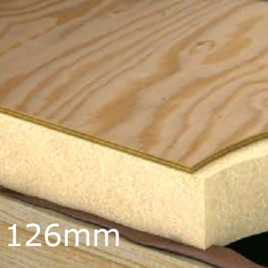 126mm Xtratherm FR/TP Thermal Ply 120mm PIR Insulation Bonded to 6mm