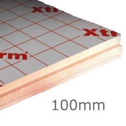 100mm Xtratherm Thin-R FR/ALU Flat Roof PIR Insulation Board (pack of 4) 100mm Xtratherm Thin-R FR/ALU Flat Roof PIR Insulation Board (pack of 4)