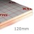 120mm Xtratherm Thin-R FR/ALU Flat Roof PIR Insulation Board (pack of 3)