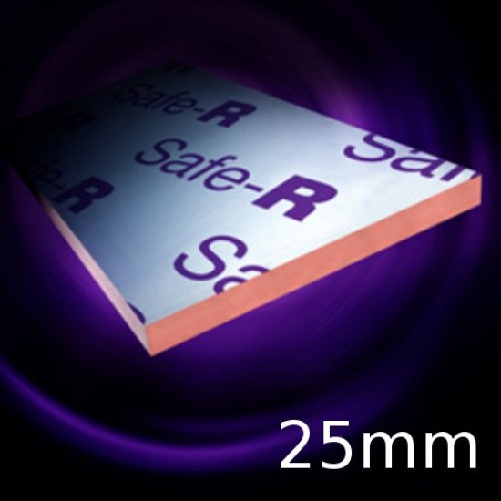 25mm Xtratherm Safe-R SR/PR Phenolic Insulation Board (pack of 12)