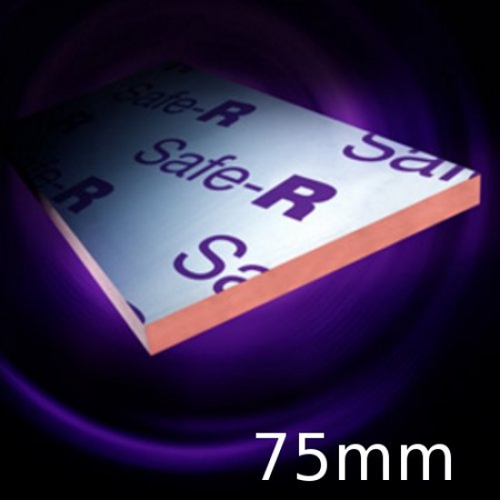 75mm Xtratherm Safe-R SR/PR Phenolic Insulation Board (pack of 4)