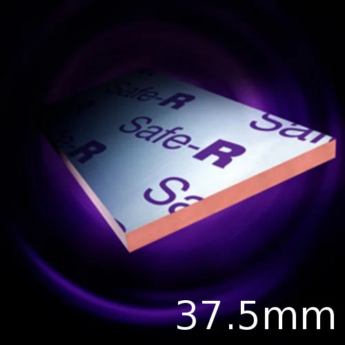 37.5mm Unilin Safe-R SR/TB (25mm Phenolic Core and 12.5mm Plasterboard) - Dot and Dab (pack of 12) 37.5mm Unilin Safe-R SR/TB (25mm Phenolic Core and 12.5mm Plasterboard) - Dot and Dab (pack of 12)
