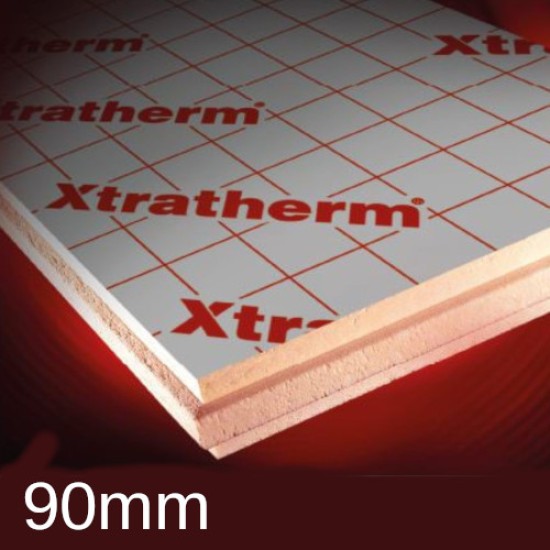 90mm Thin-R XT/CW Partial Fill Cavity Insulation Xtratherm (pack of 4)