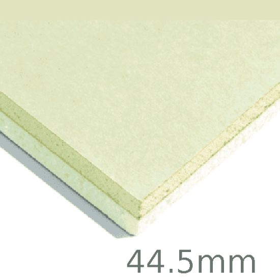 44.5mm Xtratherm XT/TL Thermal Liner Dot and Dab (35mm PIR Insulation bonded to 9.5mm Plasterboard)