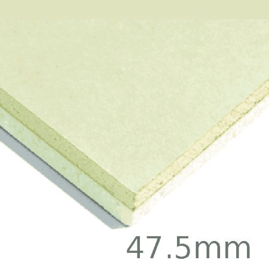 47.5mm Xtratherm XT/TL Thermal Liner Dot and Dab (35mm PIR Insulation bonded to 12.5mm Plasterboard)