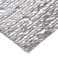 4mm YBS Airtec Double -  Reflective Aluminium Foil Bubble Insulation Membrane - 1.5m x 25m.