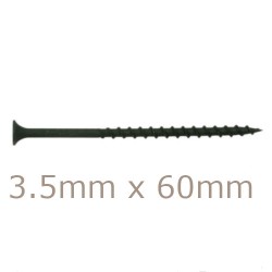 3.5x60mm Drywall Screws - Coarse Thread Sharp Point  - box of 1000 3.5x60mm Drywall Screws - Coarse Thread Sharp Point  - box of 1000