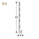 4mm Render Stop Bead PVC - 42mm Wing (pack of 5).