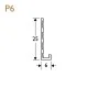 6mm Render Stop Bead PVC - 25mm Wing (pack of 5). 6mm Render Stop Bead PVC - 25mm Wing (pack of 5).