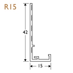 15mm Render Stop Bead PVC - 42mm Wing (pack of 5). 15mm Render Stop Bead PVC - 42mm Wing (pack of 5).