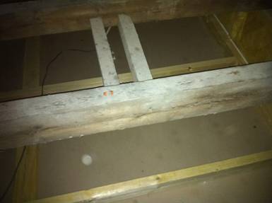 Loft without insulation