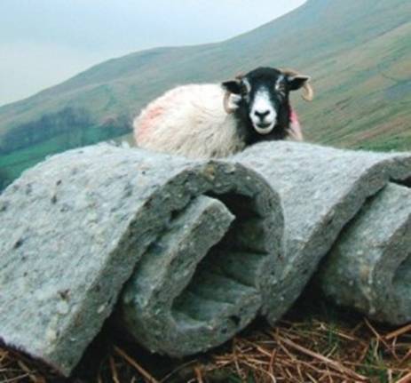 Sheep wool insulation