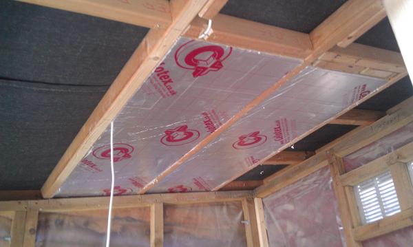 Insulation in Shed-into-Office Conversion