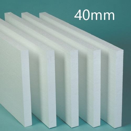 40mm White Polystyrene Board (EPS) for External Wall Insulation