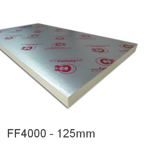 125mm Celotex Ff4000 Underfloor Heating Board Increased Compressive Strength