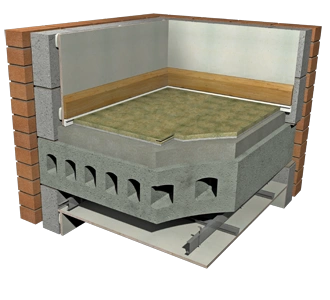 Monodeck 26C Concrete Floor Acoustic Overlay Board