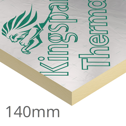140mm Kingspan Thermapitch TP10 Pitched Warm Roof Insulation Board (pack of 2) 