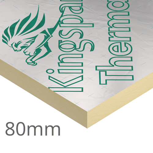 80mm Kingspan Thermapitch TP10 Pitched Warm Roof Insulation Board 
