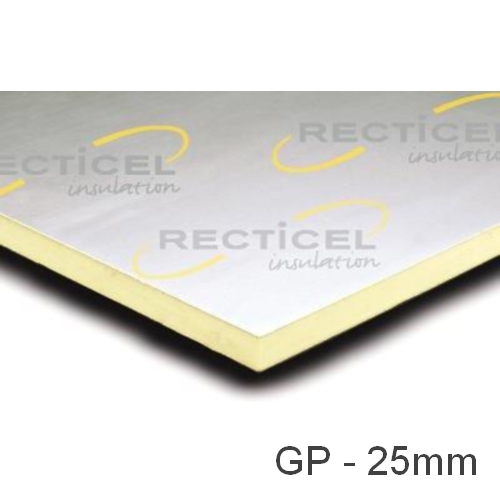 25mm Recticel Eurothane Gp Pir Insulation Board Multiple Applications